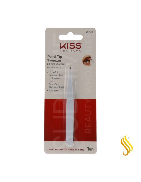 Red Kiss Ksny Point Tip Tweezer Pinza Depilar